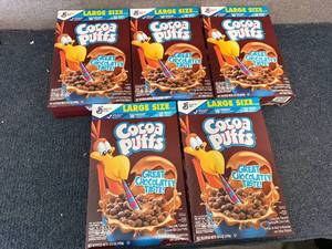 lot 179 image: 5 Boxes Of Cocoa Puffs