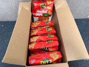 lot 190 image: 6 Bags Of Ritz Toasted Veggie Crackers
