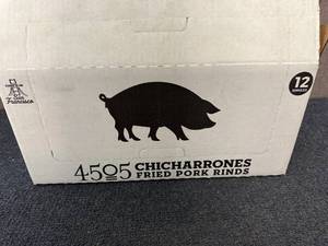 lot 191 image: 12 Pouches Of Fried Pork Rinds