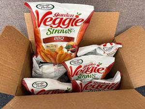 lot 192 image: 6 Bags Of Bbq Garden Veggie Straws