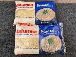 lot 195 image: 2 Bags Of Basmati Rice