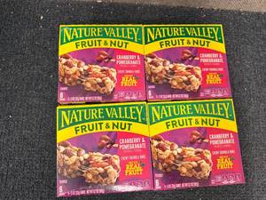 lot 202 image: 4 Boxes Of Nature Valley Fruit And Nut Bars