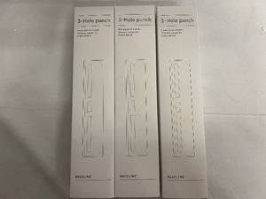lot 319 image: 3 Baseline 3-Hole Punchers