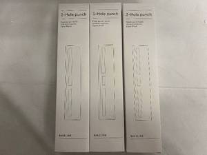 lot 321 image: 3 Baseline 3-Hole Punchers