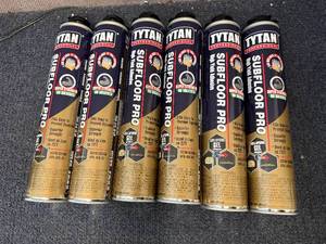 lot 63 image: 6 Tubes Of Tytan Subfloor Pro Collapsing Gel Adhesive