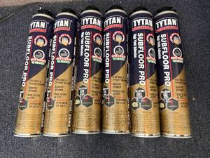 lot 64 image: 6 Tubes Of Tytan Subfloor Pro Collapsing Gel Adhesive