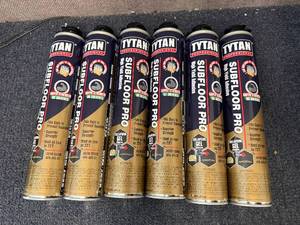 lot 65 image: 6 Tubes Of Tytan Subfloor Pro Collapsing Gel Adhesive