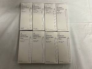 lot 308 image: 8 X 12 Packs Ballpoint Retractable Pens - Blue