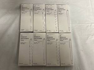 lot 315 image: 8 X 12 Packs Ballpoint Retractable Pens - Blue