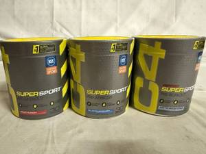 lot 249 image: 3 Containers Of C4 Super Sport Pre Workout