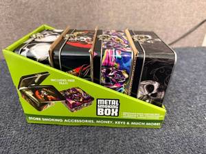 lot 82 image: 4 Metal Smoking Boxes