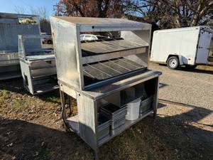 lot 56 image: WARMING DISPLAY RACK