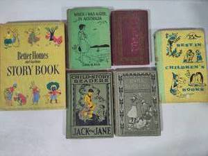 lot 18 image: Lot of Old Childrens Books