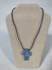 lot 53 image: 925 Jay King DTR Sodalite Cross Pendant