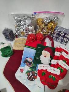 lot 119 image: Tons of Jingle Bells, Beads, Stockings & More