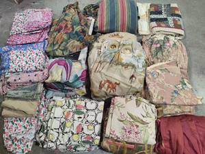 lot 156 image: Lot of Assorted Fabrics - Great for Projects