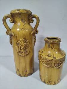 lot 45 image: Pair of Decorative Ceramic Vases