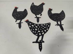 lot 89 image: Chicken Yard Stakes