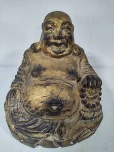 lot 128 image: Laughing Buddha FIgure