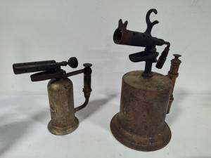 lot 129 image: Vintage Blow Torches