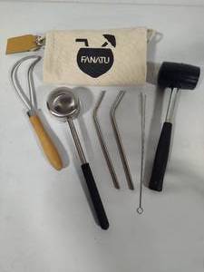 lot 133 image: Coconut OpeningDrinking Tools