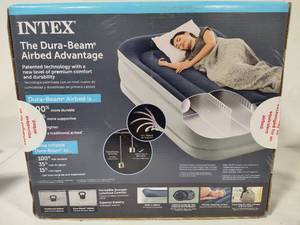 lot 135 image: Intex Mid-Rise Twin Airbed New in Box