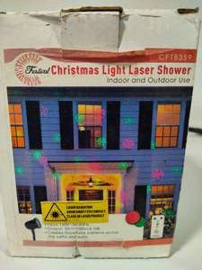 lot 117 image: Christmas Light Snowflake Shower
