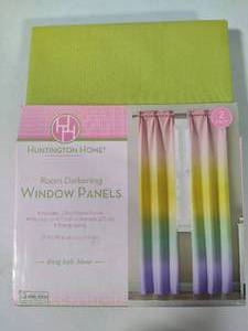 lot 181 image: Rainbow Room Darkening Window Panels (27 x 84)