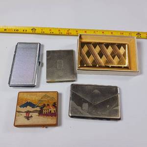 lot 14 image: Vintage Cigarette Cases  High Quality and very cool