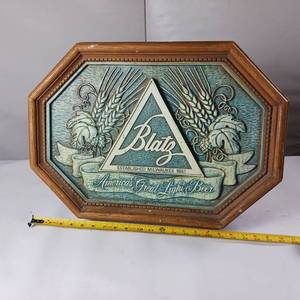 lot 46 image: Blatz Beer Sign  Vintage