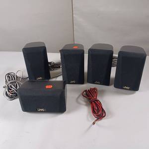 lot 49 image: JVC Surround Sound Speaker Set