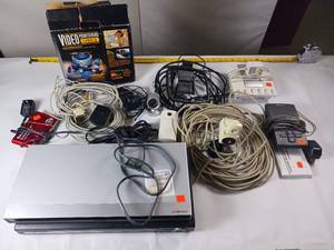lot 100 image: DVR recorder, surveillance cameras and other  large lot