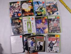 lot 161 image: Lot of 10 Wii and Xbox Games like Sims