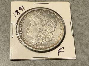 lot 5 image: 1891 O Morgan Dollar