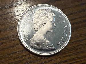 lot 59 image: 1967 Canadian Silver Dollar