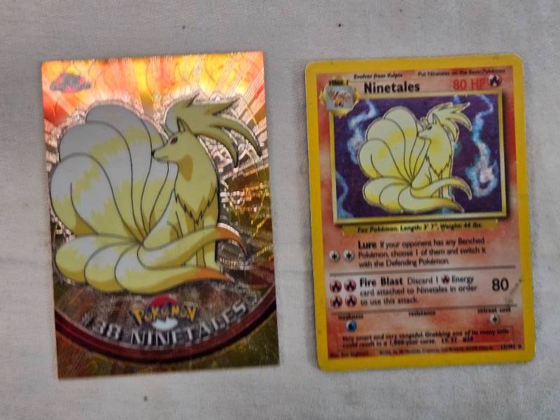 lot 46 image: Lot of 2 Pokemon Ninetales Cards