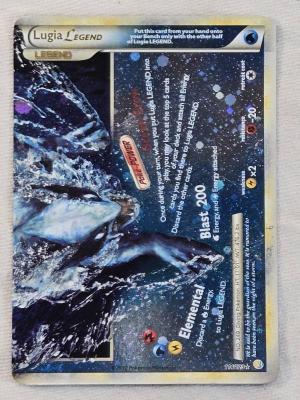 lot 52 image: Lugia LEGEND Pokemon Card