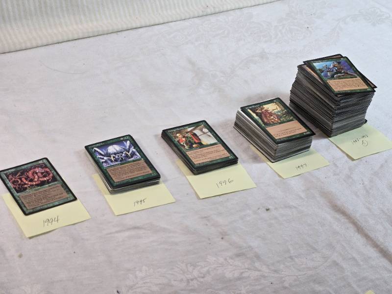 lot 53 image: Vintage Magic the Gathering Cards from 1994, 1995, 1996, 1997, 1998