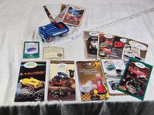 lot 8 image: Hallmark Kiddie Car Classics 1958 Murray Champion Collectible Mini Pedal Car with Various Booklets