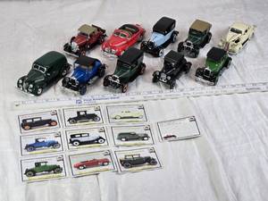 lot 16 image: History of Chevrolet Diecast Model Cars including 1925 Chevy Series K Superior Roadster, 1931 Chevrolet Sports Cabriolet, and others