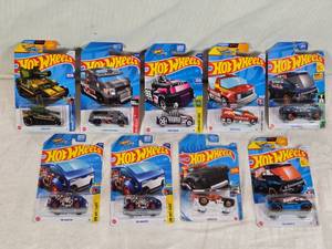 lot 19 image: Hot Wheels including models like Tanknator, HW Rapid Response, Crate Racer, Rapid Pulse, Baja Bison T5, Hotweiler, The Vanster, and others