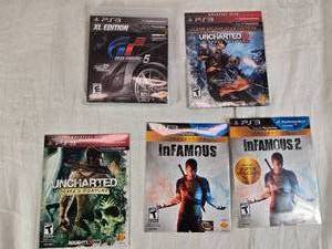 lot 79 image: PlayStation 3 Game Lot including Gran Turismo 5 XL Edition, Uncharted Series, and inFamous Series