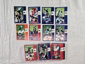 lot 89 image: Lot of 2002 Fleer Maximum Football Cards Featuring Peyton Manning and Emmitt Smith and Many Others
