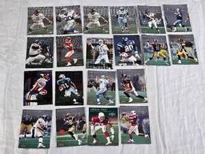 lot 120 image: Lot of Fleer Metal Football Cards, Various years Featuring Mark Brunell, Michael Irvin, and Simeon Rice