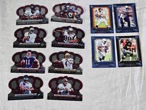 lot 122 image: Various 2001 Crown Royale Football Cards Featuring Mark Brunell, Terrell Davis, Brett Favre, and Donovan McNabb