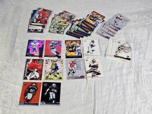 lot 130 image: Lot of Football Cards Featuring Barry Sanders, Brett Favre, and Emmitt Smith