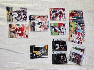 lot 131 image: Lot of Football Cards Featuring Players Like Emmitt Smith and Steve Young