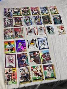 lot 137 image: Lot of 32 Football Cards Featuring Key Players Such as Chad Johnson, Jerry Rice, and Vinny Testaverde