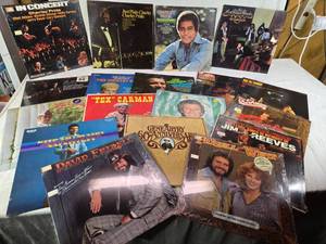 lot 144 image: Collection of Vinyl Records Featuring Charley Pride, Frizzel and West and Others