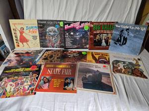 lot 157 image: Record Albums including Soundtracks and Theme Music The Big Valley, Honkytonk Ma, Looking for Love, and More